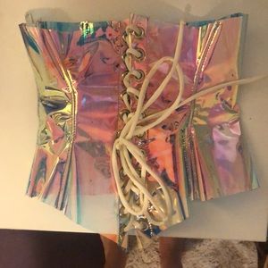 J Valentine corset! holographic